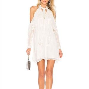 L’academie Open Shoulder tie neck dress size Small